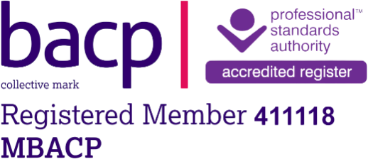 BACP Accredited Member logo – represents professional counselling accreditation.